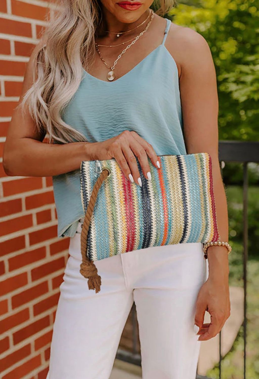 Straw wristlet store